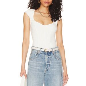 We the free Boss Babe Ribbed Crop top